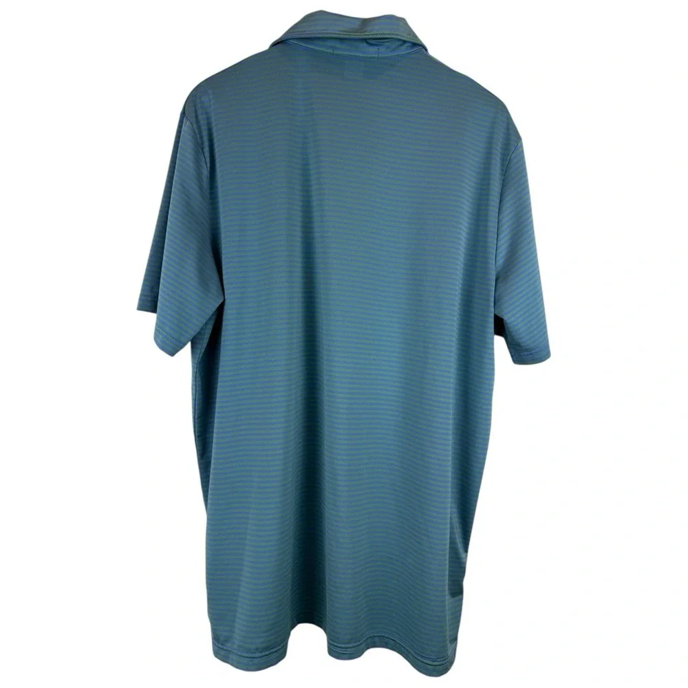 RLX Ralph Lauren Performance Wicking Polo Shirt Men's L Large‎ Stripe Golf
